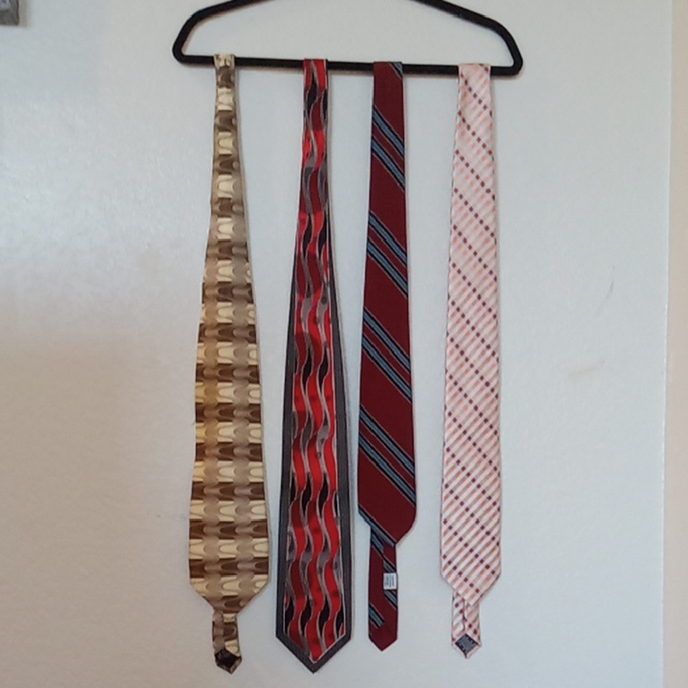 Preloved  Vintage Men's Neck Ties- Good Condition! ALL 4 for $40